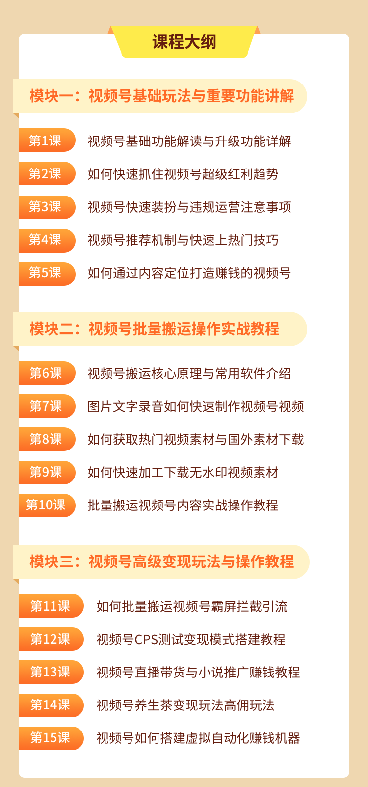 视频号批量运营实战操作赚钱教程,让你一天创作100个高质量视频!插图4 视频号批量运营实战操作赚钱教程,让你一天创作100个高质量视频!