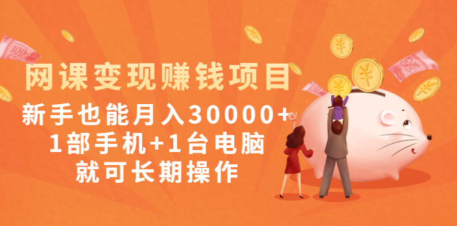 (1990期)网课变现赚钱项目:新手也能月入30000+1部手机+1台电脑就可长期操作插图 (1990期)网课变现赚钱项目:新手也能月入30000+1部手机+1台电脑就可长期操作