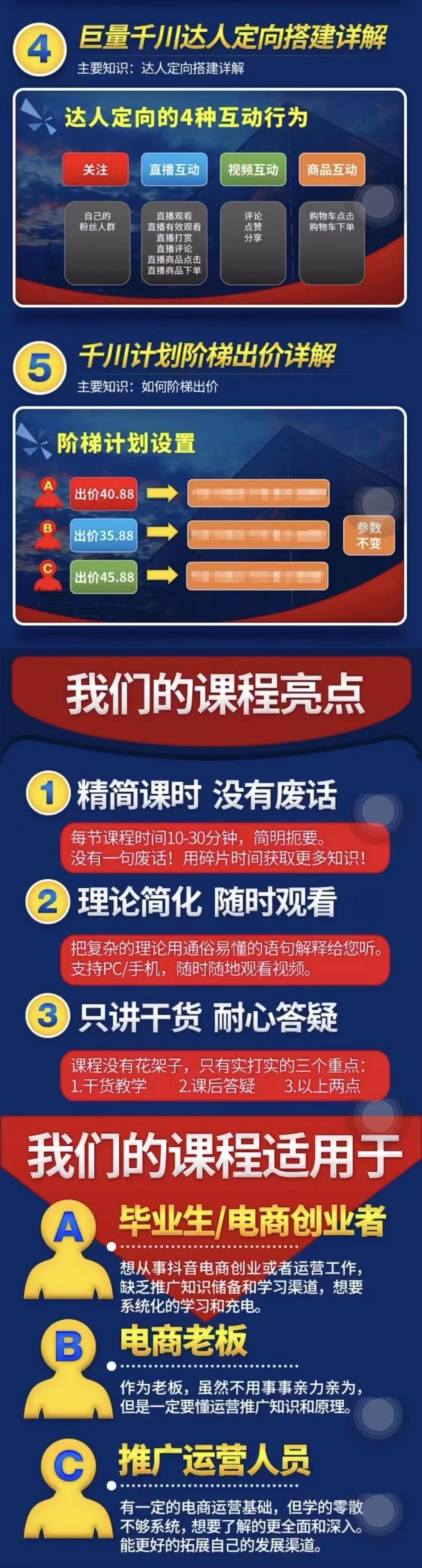 铁甲有好招·巨量千川进阶课，零基础到精通，没有废话，实操落地