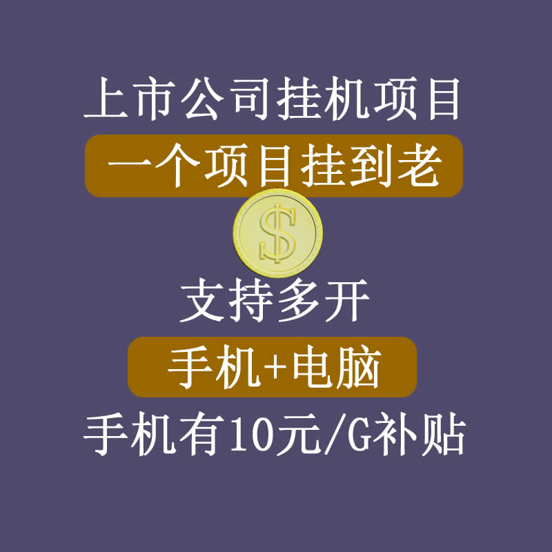 【上市公司】睿思挂机项目,一个项目挂到老,支持手机+电脑+虚拟机多开插图 【上市公司】睿思挂机项目,一个项目挂到老,支持手机+电脑+虚拟机多开