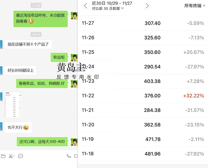黄岛主《淘宝蓝海虚拟项目陪跑训练营6.0》每天纯利润200到1000+纯实战课