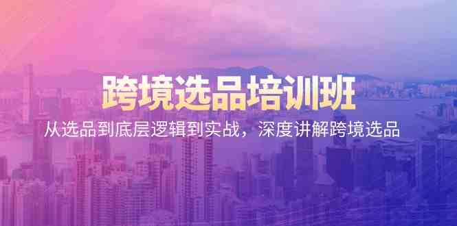 跨境选品培训班:从选品到底层逻辑到实战,深度讲解跨境选品插图 跨境选品培训班:从选品到底层逻辑到实战,深度讲解跨境选品