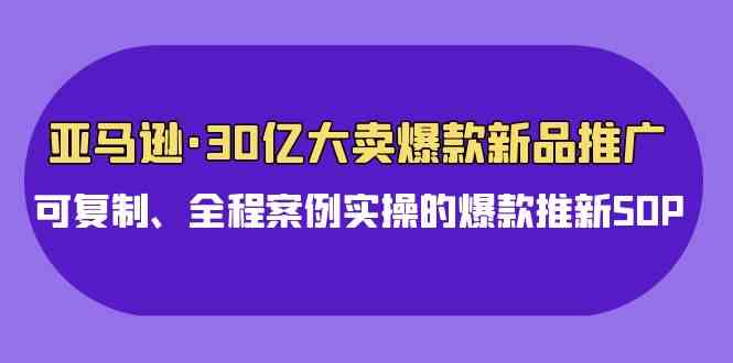 亚马逊30亿·大卖爆款新品推广,可复制、全程案例实操的爆款推新SOP插图 亚马逊30亿·大卖爆款新品推广,可复制、全程案例实操的爆款推新SOP