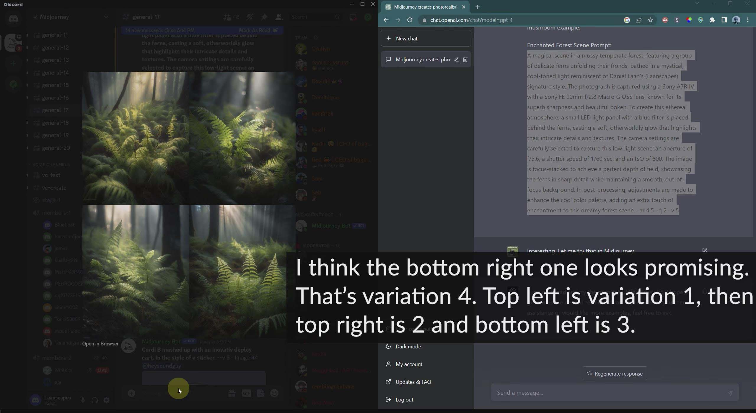 摄影师 Daniel Laan 使用ChatGPT与Midjourney生成风光图像-中英字幕插图5 摄影师 Daniel Laan 使用ChatGPT与Midjourney生成风光图像-中英字幕