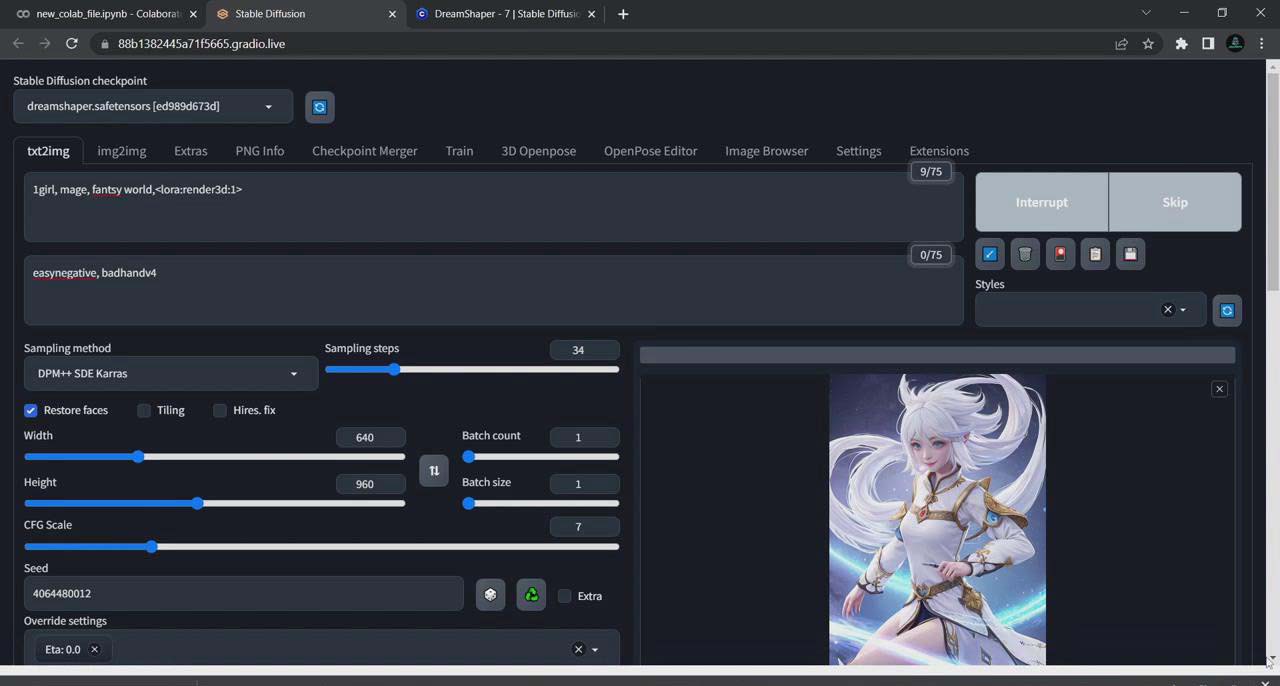 利用Stable Diffusion创建动漫艺术图像使用AI绘画赚钱-中英字幕插图4 利用Stable Diffusion创建动漫艺术图像使用AI绘画赚钱-中英字幕