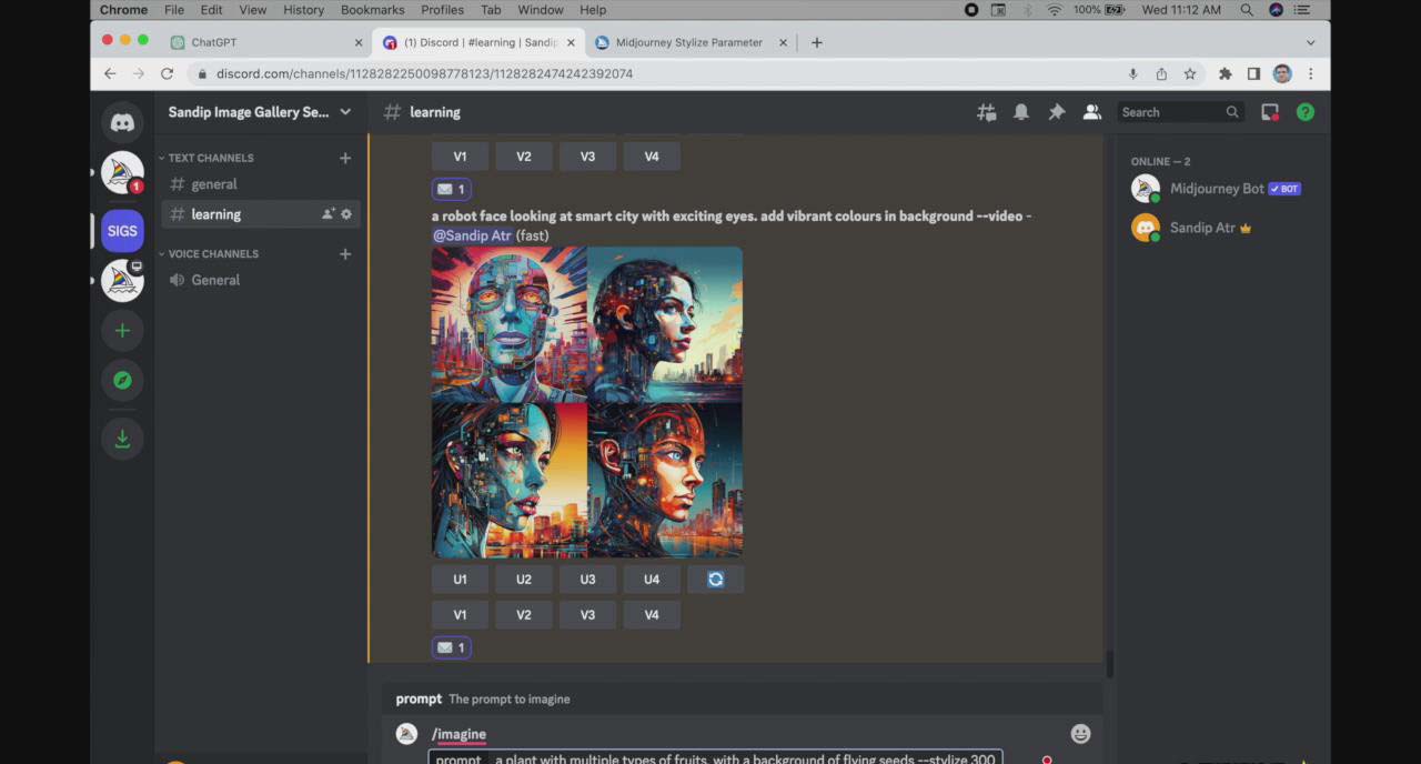 ChatGPT4 和 MidJourney AI 绘画聊天革命性指南教程-33节视频课-中英字幕插图4 ChatGPT4 和 MidJourney AI 绘画聊天革命性指南教程-33节视频课-中英字幕