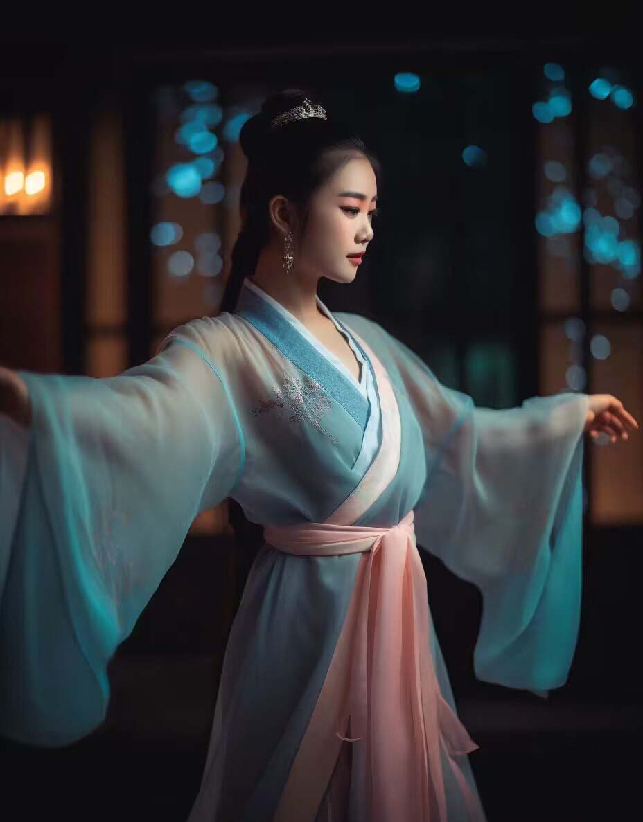 Midjourney关键词-AI生成中国风古装汉服美女人像提示关键词插图10 Midjourney关键词-AI生成中国风古装汉服美女人像提示关键词