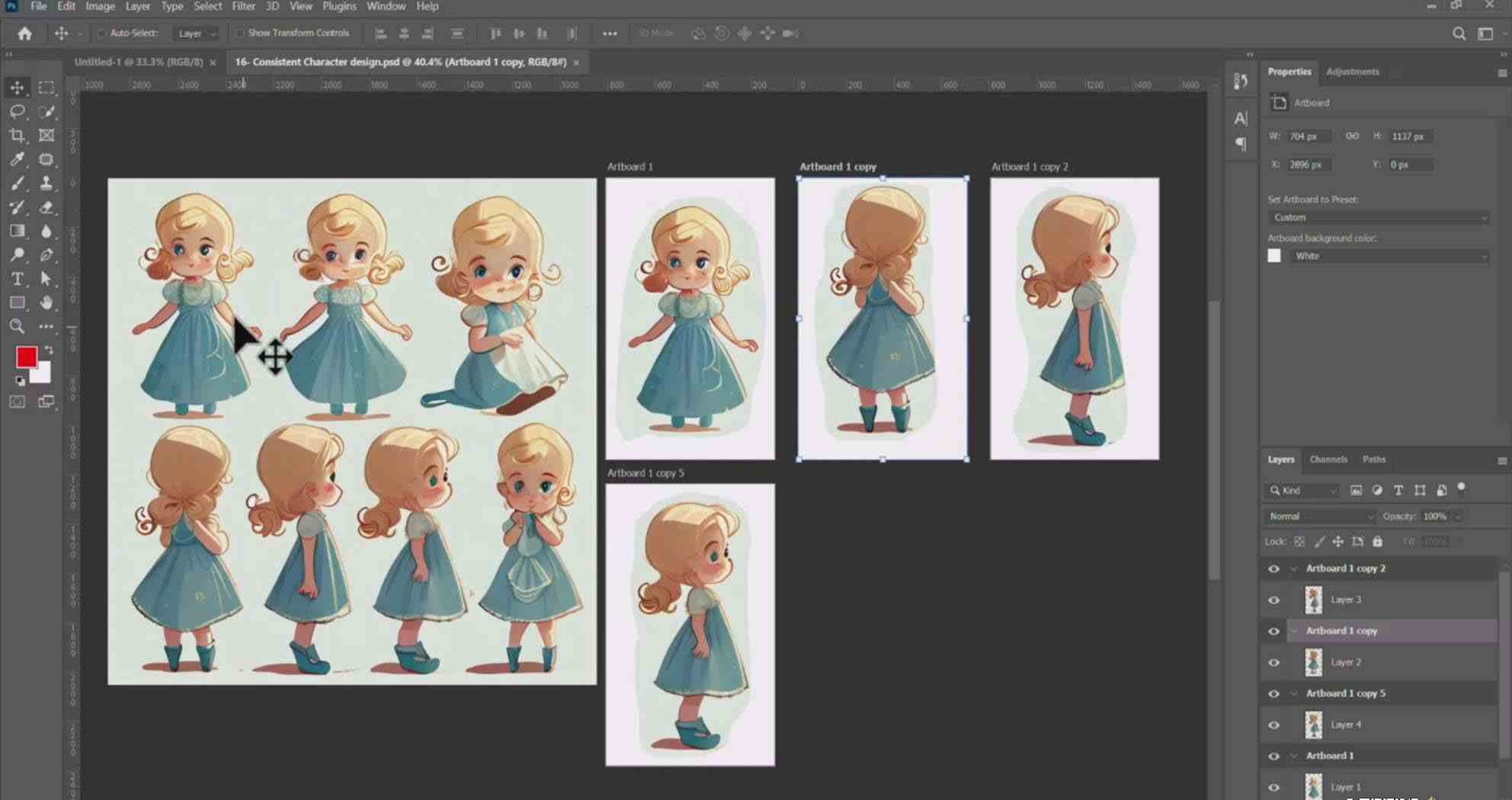 掌握 MidJourney V5 AI + ChatGPT创建一致的角色设计图像-22节课-中英字幕插图7 掌握 MidJourney V5 AI + ChatGPT创建一致的角色设计图像-22节课-中英字幕