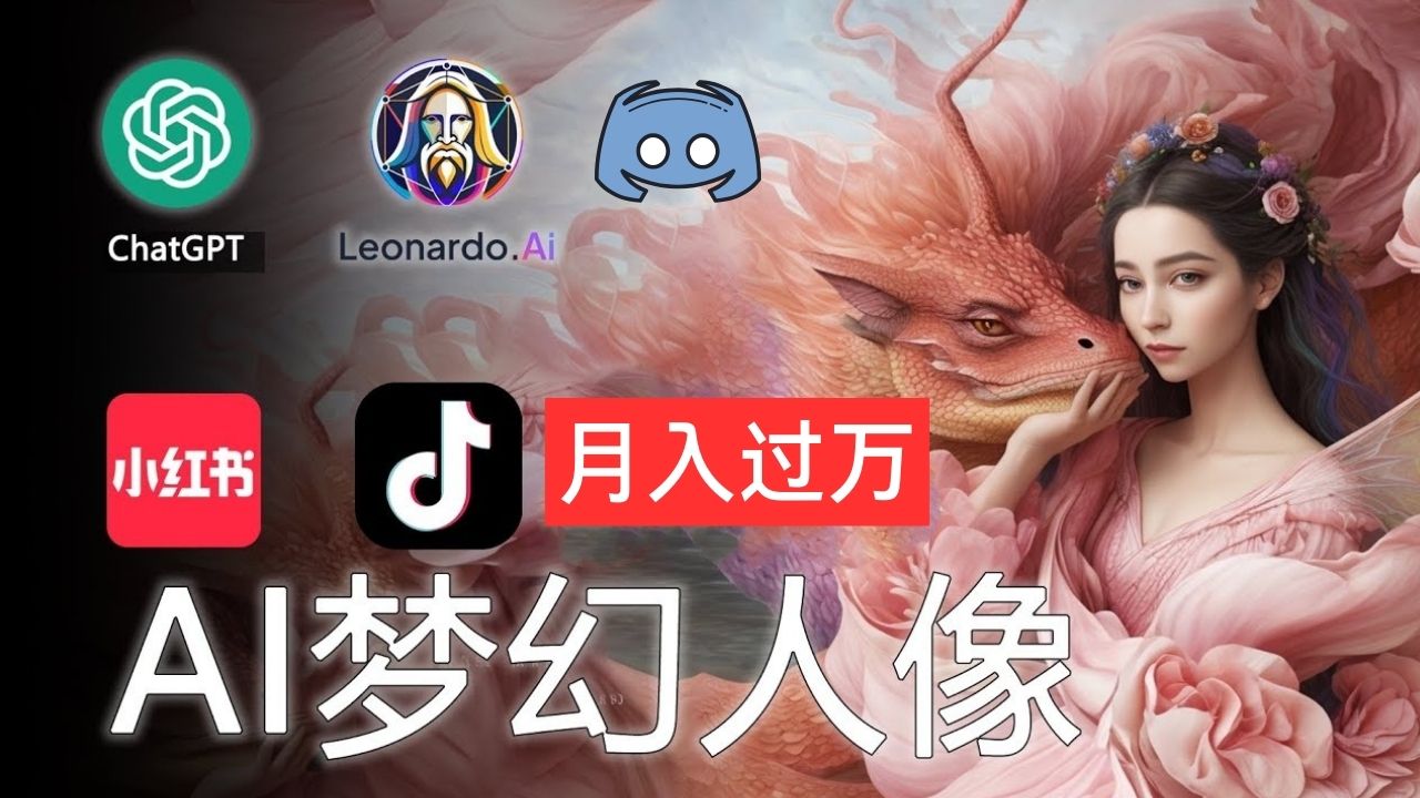 AI摄影梦幻人像:零基础也能月入过万的秘密插图 AI摄影梦幻人像:零基础也能月入过万的秘密
