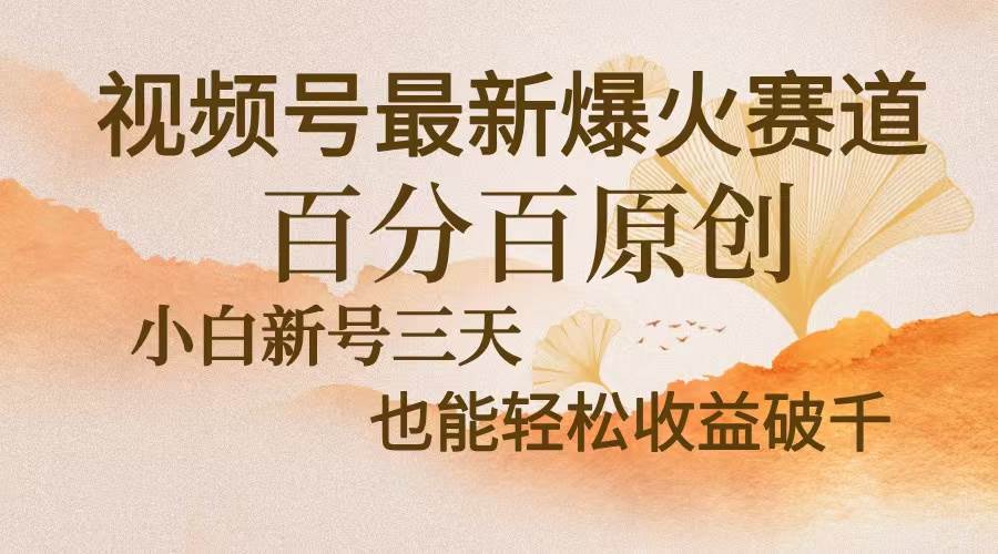 视频号最新爆火赛道,中老年粉深信不疑,百分百原创,新号三天收益轻松…插图 视频号最新爆火赛道,中老年粉深信不疑,百分百原创,新号三天收益轻松…
