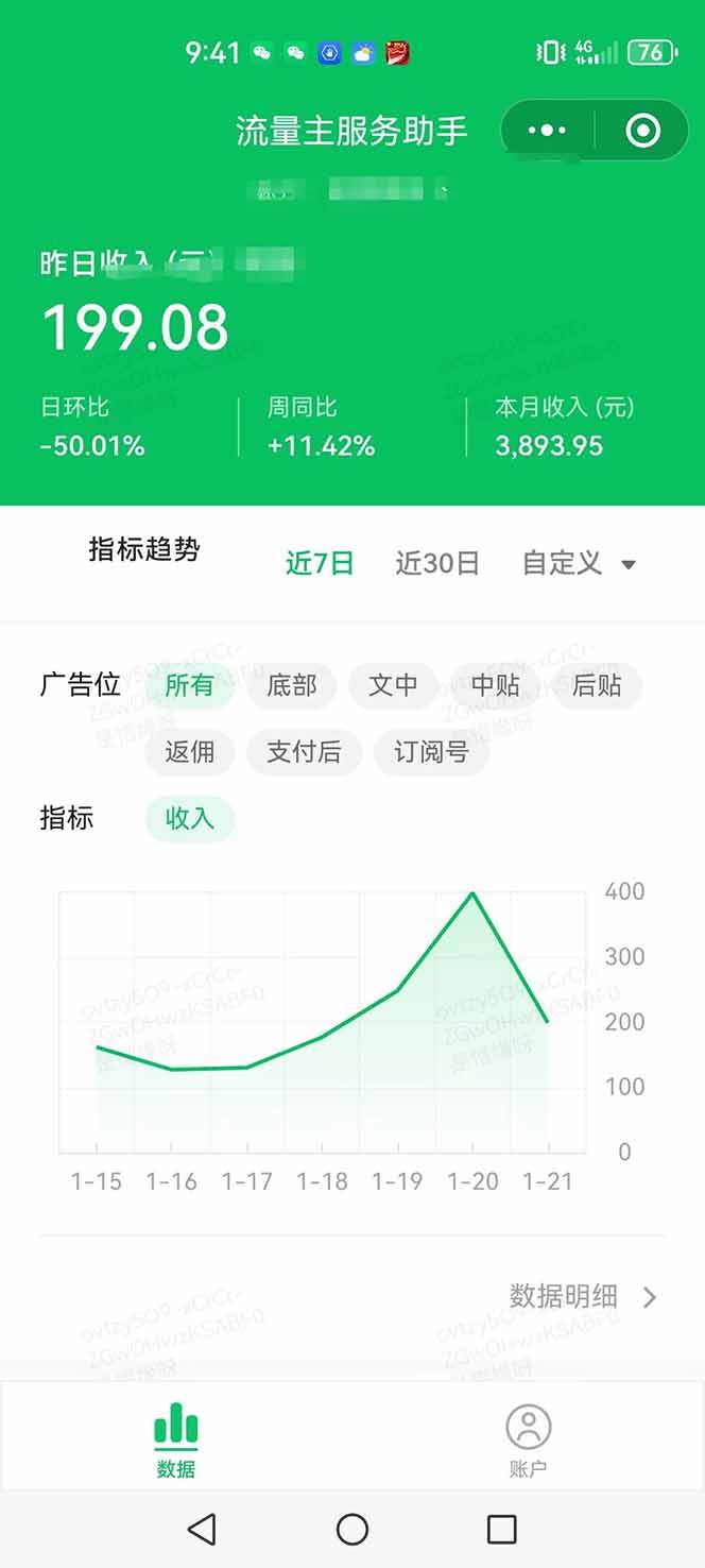 AI+公众号写情感短文,每天200+流量主收益,已稳定一年之久插图2 AI+公众号写情感短文,每天200+流量主收益,已稳定一年之久