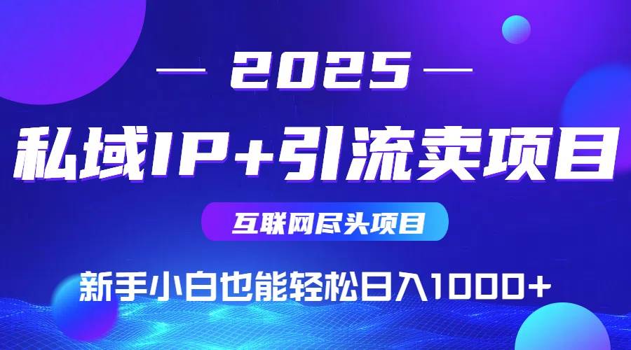 私域IP+卖项目，普通人小白也能轻松实现日入1000+插图