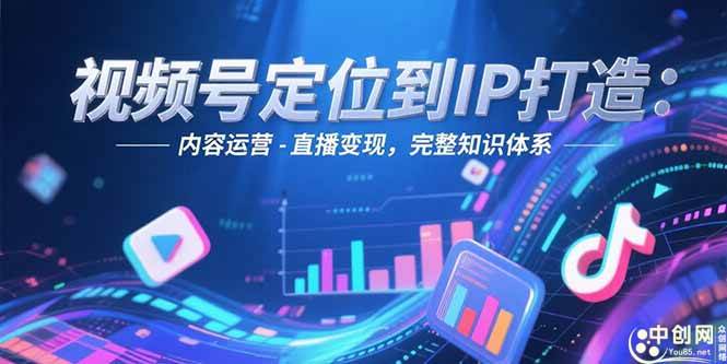 视频号定位到IP打造：账号搭建-内容运营-直播变现，完整知识体系插图