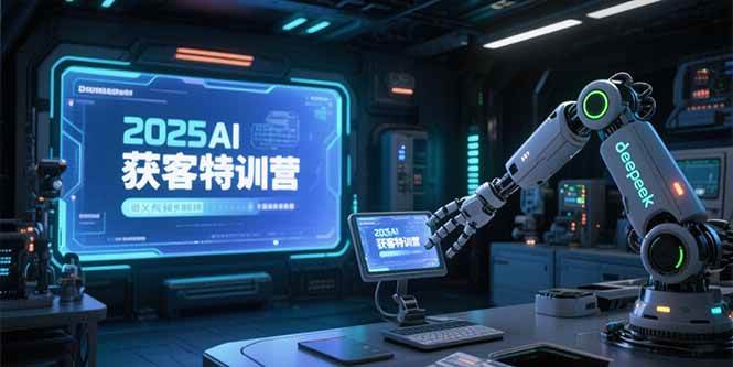 2025AI获客特训营，AI图文视频全制作，deepseek工具实操教学插图