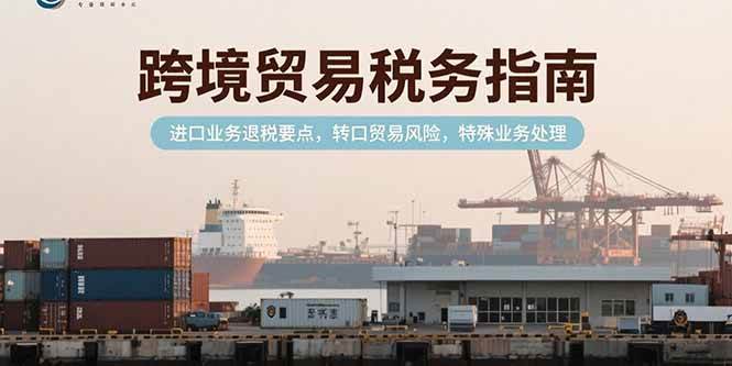 跨境贸易税务指南,进口业务退税要点,转口贸易风险,特殊业务处理插图 跨境贸易税务指南,进口业务退税要点,转口贸易风险,特殊业务处理