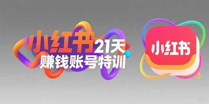 小红书21天赚钱账号特训：黄金定位技巧，高转粉文案创作，科学引流策略插图