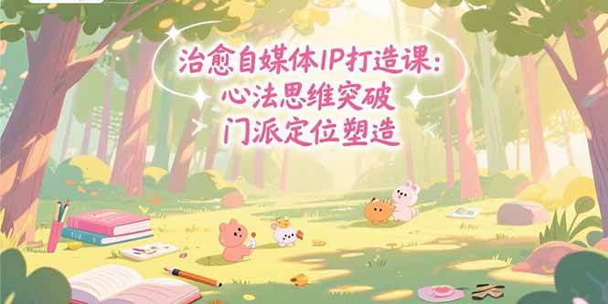 治愈自媒体IP打造课：心法思维突破，门派定位塑造，商业闭环搭建插图