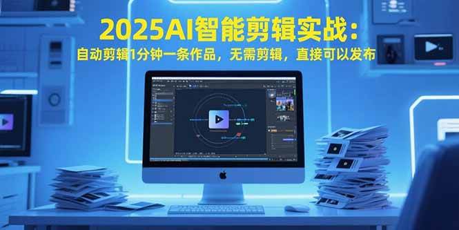 2025AI智能剪辑实战：自动剪辑1分钟一条作品，无需剪辑，直接可以发布插图
