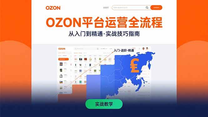 OZON平台运营全流程：快速掌握OZON从入门到精通的实战技巧插图