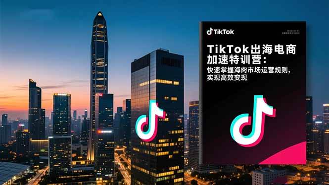 TikTok出海电商加速特训营:快速掌握海外市场运营规则,实现高效变现插图 TikTok出海电商加速特训营:快速掌握海外市场运营规则,实现高效变现