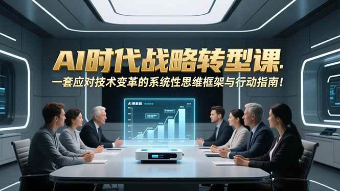 AI时代战略转型课:一套应对技术变革的系统性思维框架与行动指南!插图 AI时代战略转型课:一套应对技术变革的系统性思维框架与行动指南!