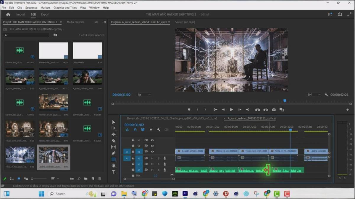 AI电影制作终极指南：从创意到成片，系统掌握智能影视全流程实战课（中英字幕）