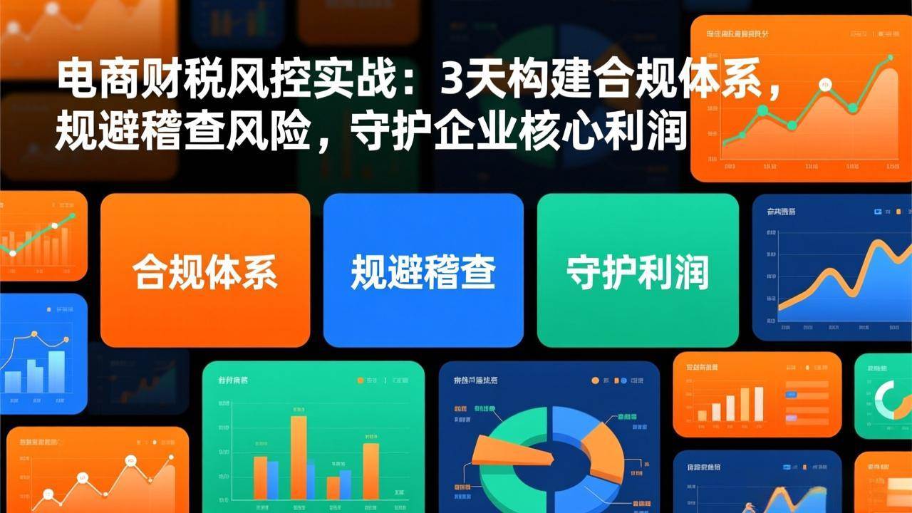 电商财税风控实战:3天构建合规体系,规避稽查风险,守护企业核心利润插图 电商财税风控实战:3天构建合规体系,规避稽查风险,守护企业核心利润