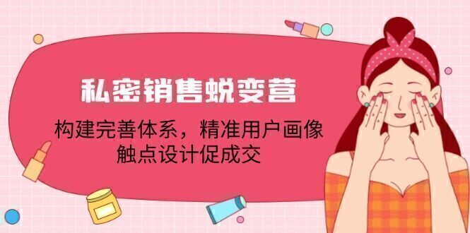 私密销售蜕变营:构建完善体系,精准用户画像,触点设计促成交