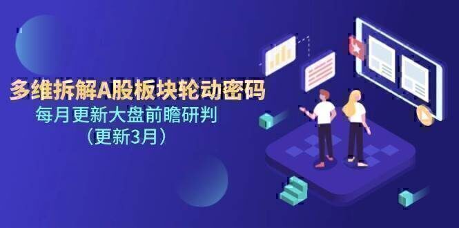 多维拆解A股板块轮动密码，每月更新大盘前瞻研判（更新3月）