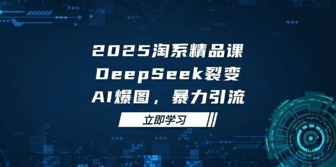2025 淘系精品课，DeepSeek 裂变，AI 爆图，暴力引流