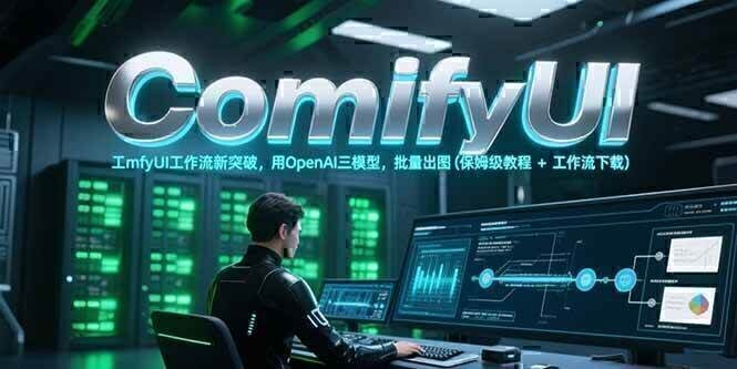ComfyUI工作流新突破，用OpenAI三模型，批量出图(保姆级教程+工作流下载)