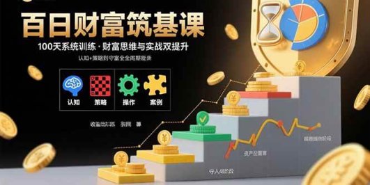 百日财富筑基课：认知+策略+实操+案例拆解  实现从创富到守富全周期能力