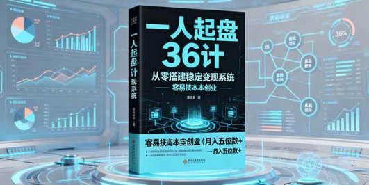 一人起盘36计：从零搭建稳定变现系统，实现低成本创业，月入五位数+