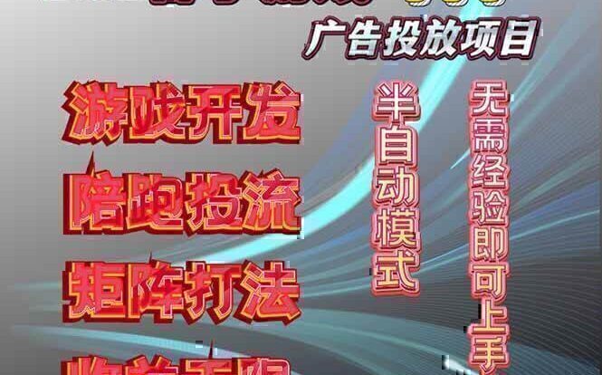 抖音小游戏广告推广项目，2025最新实测落地，单日收益300+