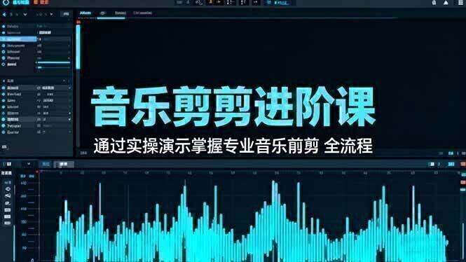 音乐剪辑进阶课:通过实操演示掌握专业的音乐剪辑全流程技能