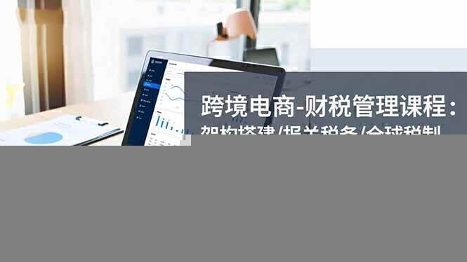 跨境电商-财税管理课程：架构搭建/报关税务/全球税制，企业合规成本降30%
