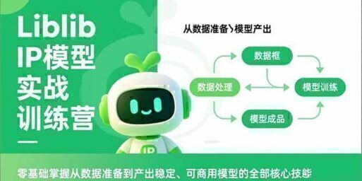 Liblib IP模型实战训练营，零基础掌握从数据准备到产出稳定、可商用模型的全部核心技能