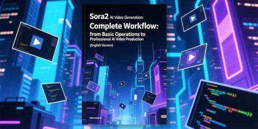Sora2 AI视频生成的系统教程(英文版):从基础操作到专业级AI视频制作的完整工作流