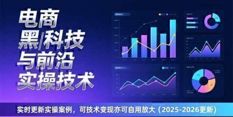电商黑科技与前沿实操技术:实时更新实操案例,可技术变现亦可自用放大(2026更新)