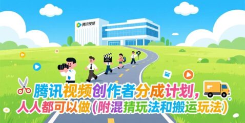 腾讯视频创作者分成计划，人人都可以做（附混剪玩法和搬运玩法）