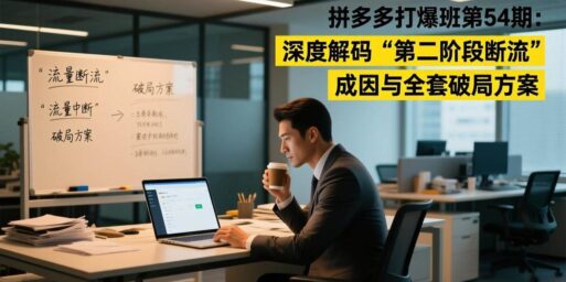 拼多多打爆班第54期:深度解码“第二阶段断流”成因与全套破局方案