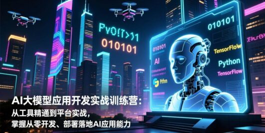 AI大模型应用开发实战训练营：从工具精通到平台实战，掌握从零开发、部署落地AI应用能力