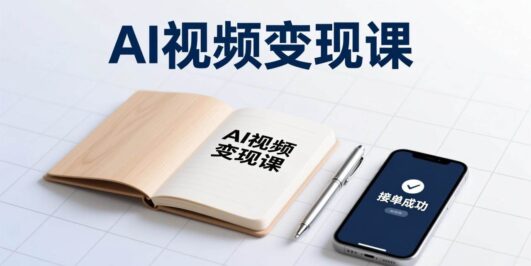 AI视频变现课,学完即可创作短片、接商单,实现副业增收,单项目报价可达千元