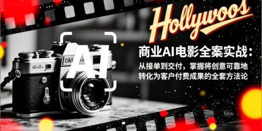 商业AI电影全案实战：从接单到交付，掌握将创意可靠地转化为客户付费成果的全套方法论