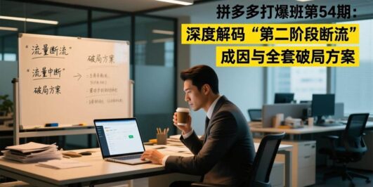 拼多多打爆班第54期：深度解码“第二阶段断流”成因与全套破局方案