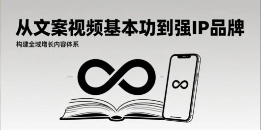2026内容获客系统课：从文案视频基本功到强IP品牌，构建全域增长内容体系
