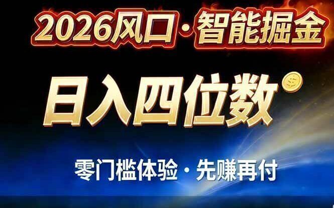 2026智能美金套利，全自动对冲策略护航，低门槛可实操。单人单日2000+全自动运行省心省力