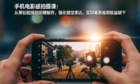 手机电影感拍摄课:从策划拍摄到后期制作,强化视觉表达,实现单条视频收益破千